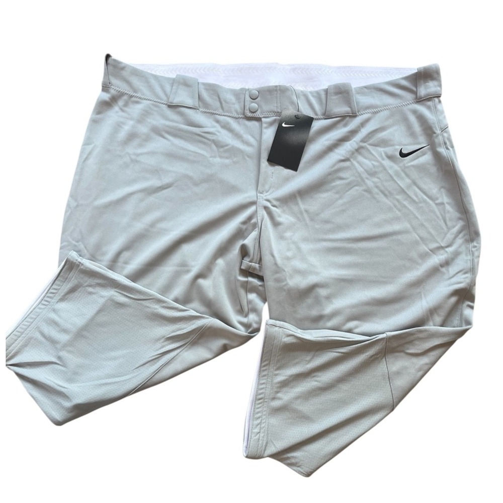 Nike Softball Pants Women's size 3XL Gray w/ Black Nike Logo NWT